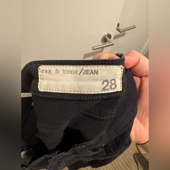 rag & bone Black Skinny Jeans High-Rise Stretch - Picture 4 of 7